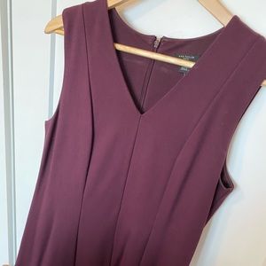 Like new!  Royal purple Ann Taylor 6P dress.  Cut / design shows off figure!